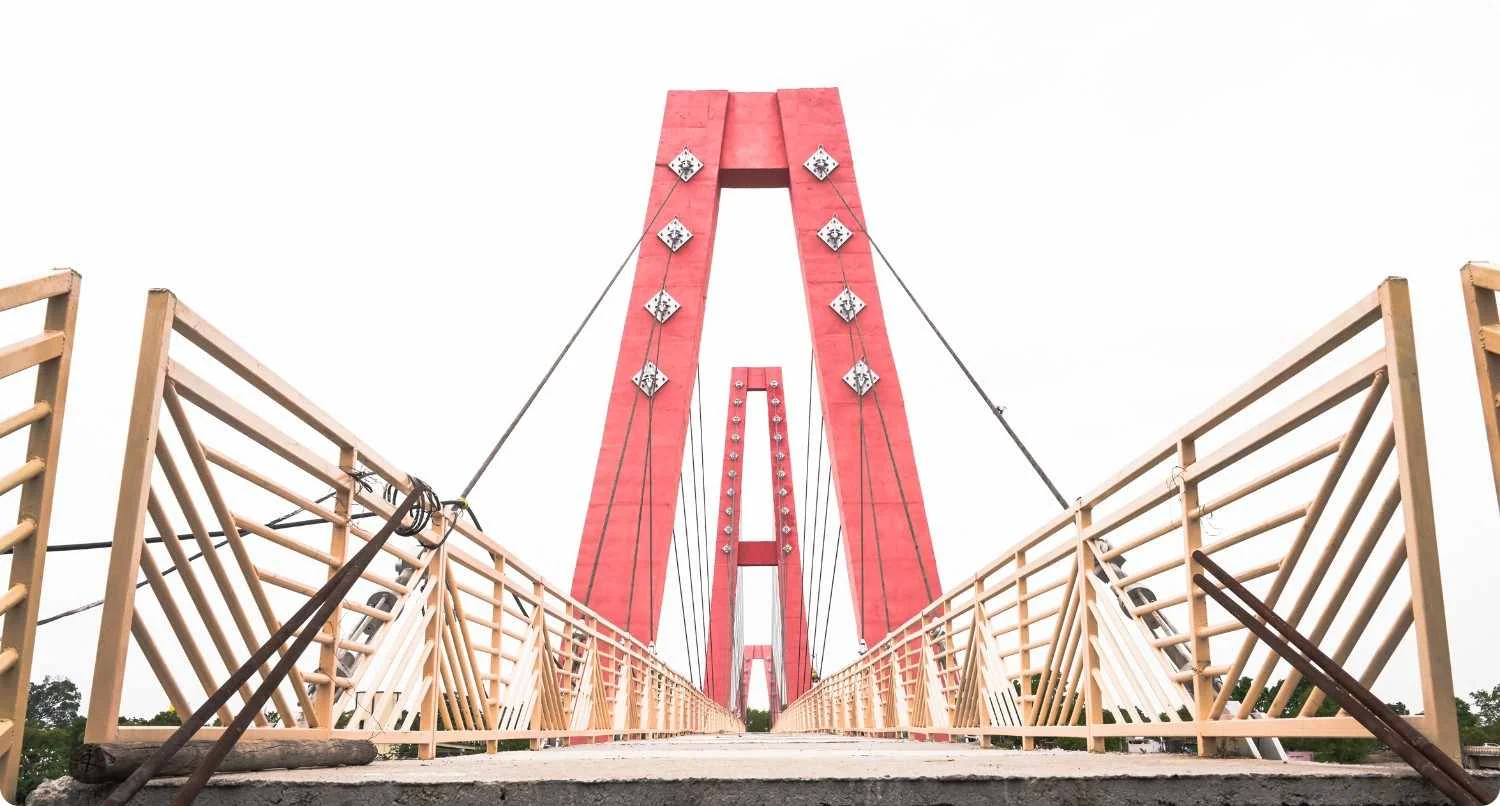 CABLE STAYED BRIDGE AT THAKURAIN TOLA (C.G)