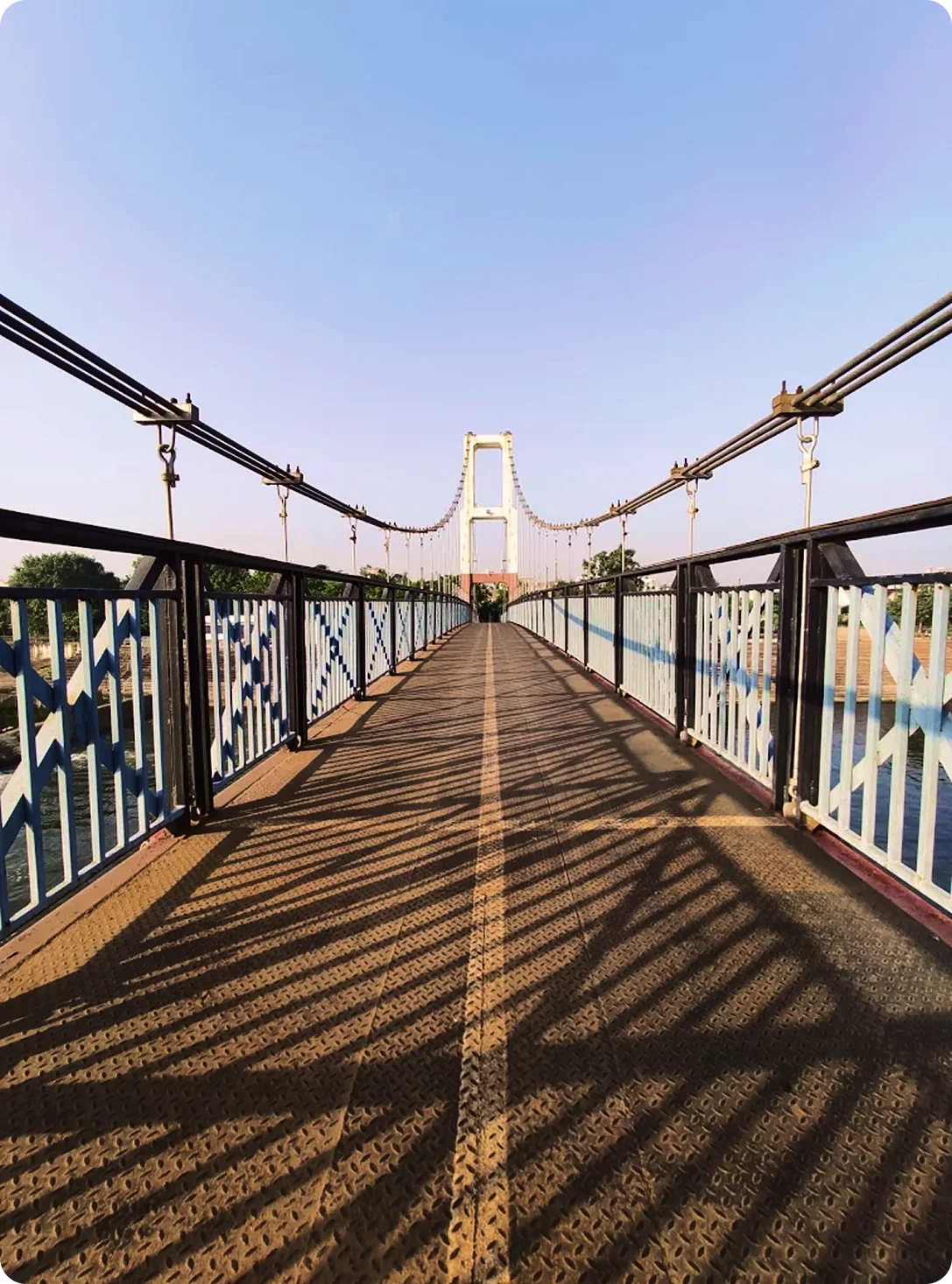 WIRE ROPE SUSPENSION BRIDGE AT MAHADEV GHAT RAIPUR (C.G.)