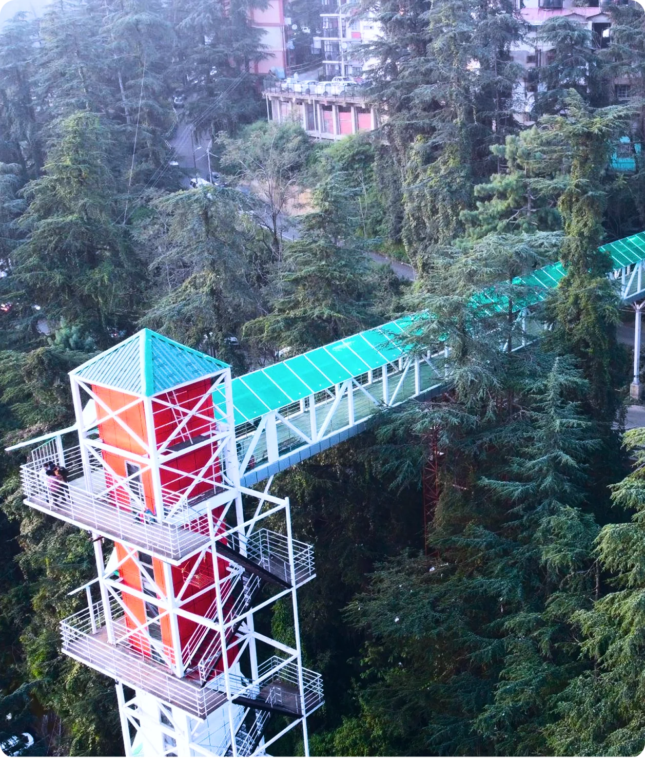 STEEL TRUSS BRIDGE AT SHIMLA